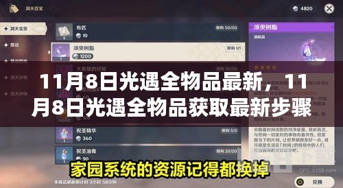 11月8日光遇全物品最新獲取指南，從初學(xué)者到進(jìn)階用戶(hù)的步驟指南