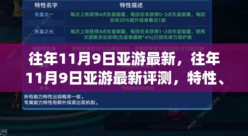 往年11月9日亞游最新評測，特性、體驗、競品對比及用戶分析全解析