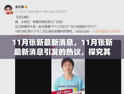 11月張新最新消息引熱議，探究背后的影響與觀點(diǎn)分歧