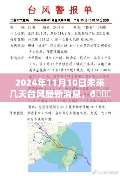 2024年11月10日及未來數(shù)日臺(tái)風(fēng)動(dòng)態(tài)，最新消息與全面解析