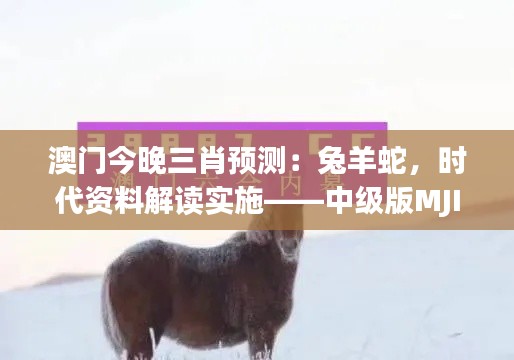 澳門今晚三肖預(yù)測：兔羊蛇，時代資料解讀實施——中級版MJI732.58