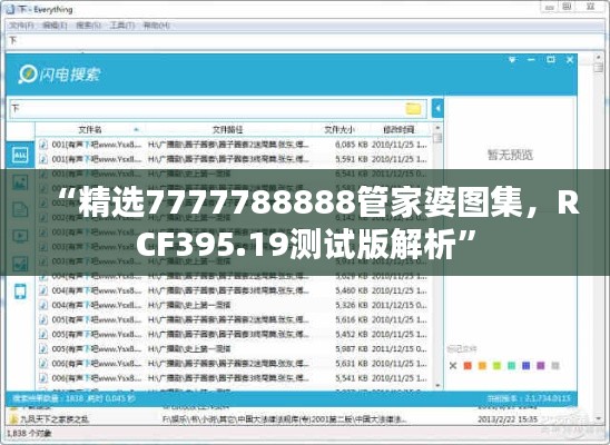“精選7777788888管家婆圖集，RCF395.19測試版解析”