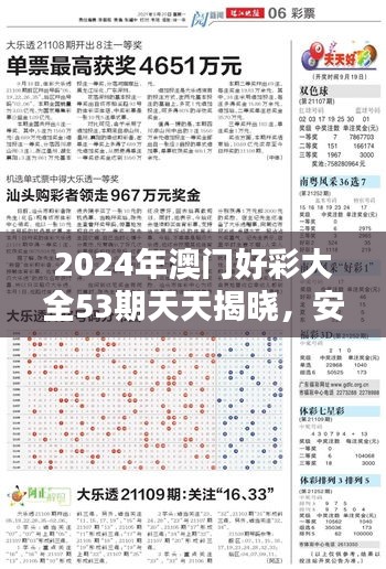 2024年澳門好彩大全53期天天揭曉，安全策略解析及個(gè)人版XYN108.25攻略