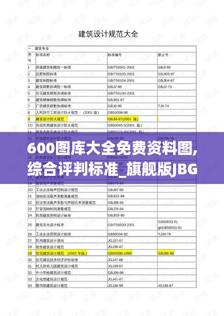 600圖庫大全免費資料圖,綜合評判標(biāo)準(zhǔn)_旗艦版JBG909.6