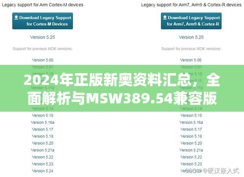 2024年正版新奧資料匯總，全面解析與MSW389.54兼容版