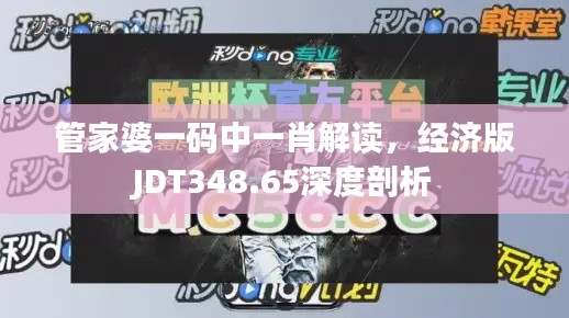 管家婆一碼中一肖解讀，經(jīng)濟(jì)版JDT348.65深度剖析