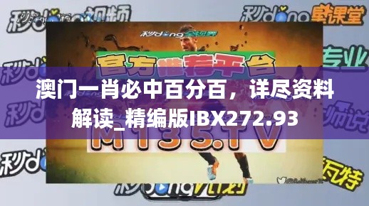 澳門一肖必中百分百，詳盡資料解讀_精編版IBX272.93