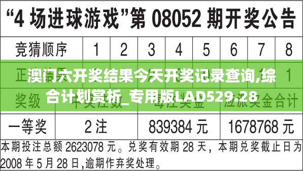 澳門六開獎結果今天開獎記錄查詢,綜合計劃賞析_專用版LAD529.28