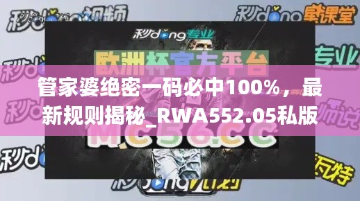 管家婆絕密一碼必中100%，最新規(guī)則揭秘_RWA552.05私版