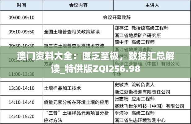 澳門資料大全：匱乏至極，數(shù)據(jù)匯總解讀_特供版ZQI256.98