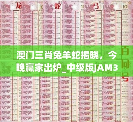 澳門三肖兔羊蛇揭曉，今晚贏家出爐_中級版JAM324.11