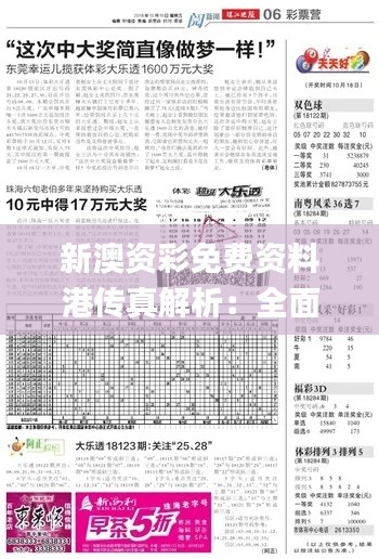 新澳資彩免費(fèi)資料港傳真解析：全面計劃解讀_資源版HFJ579.81