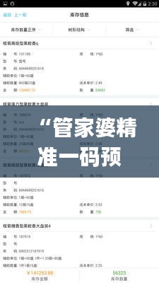“管家婆精準(zhǔn)一碼預(yù)測(cè)，全面評(píng)估解讀_八卦境VTS434.51”