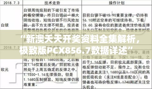 “新澳天天開獎資料全集解析，極致版PCX856.7數(shù)據(jù)詳述”