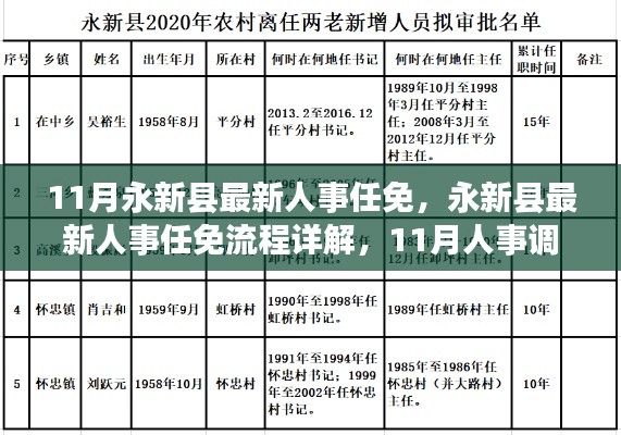 永新縣人事任免全解析，最新人事調(diào)整流程詳解與攻略