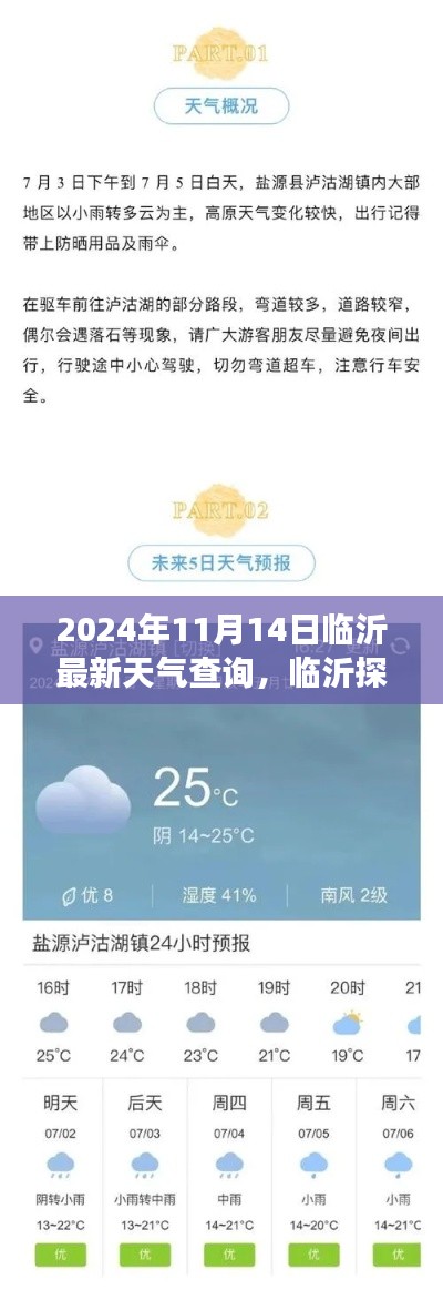 2024年11月14日臨沂天氣探秘，寧?kù)o之旅與天氣奇遇