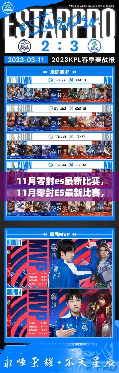 11月零封ES最新比賽，賽場焦點與精彩瞬間回顧
