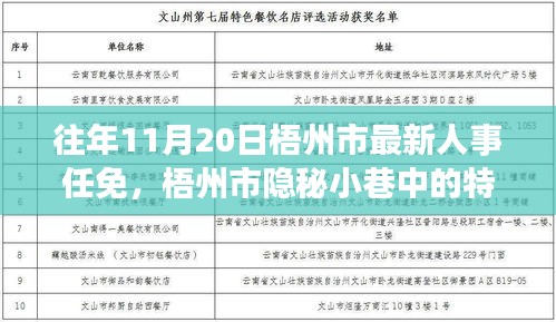 梧州市人事任免與隱秘小巷的特色小店，人事變遷背后的驚喜邂逅之旅