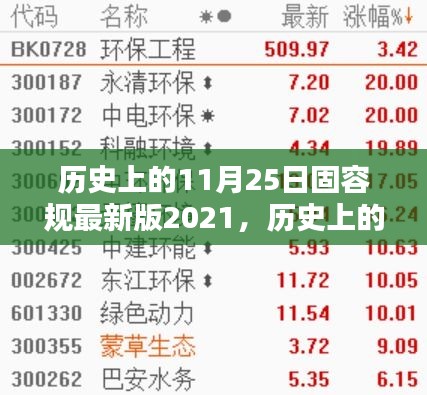 歷史上的11月25日固容規(guī)最新版2021，全面評測與詳細介紹