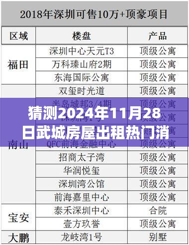 未來揭秘，武城房屋出租市場(chǎng)熱點(diǎn)預(yù)測(cè)與熱門消息解析（2024年）