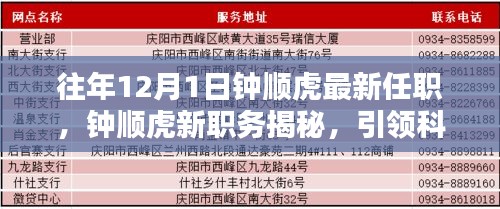 鐘順虎新職務揭曉，引領(lǐng)科技革新，共創(chuàng)智能生活新紀元