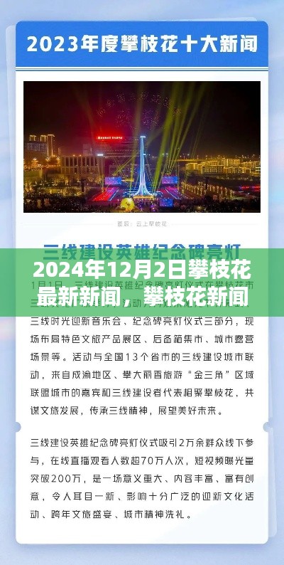 攀枝花新篇章開啟，最新新聞特寫報(bào)道，日期為2024年12月2日