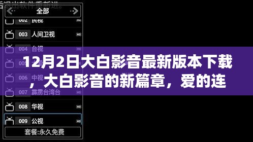 大白影音，愛的連結(jié)與溫馨相伴，最新篇章下載啟動(dòng)