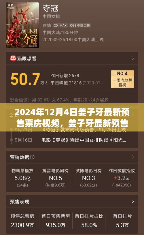 姜子牙最新預售票房視頻攻略，輕松獲取觀影資格