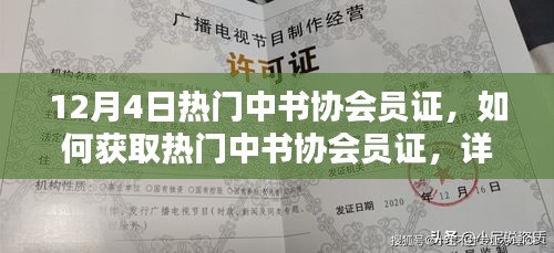熱門(mén)中書(shū)協(xié)會(huì)員證獲取攻略，詳細(xì)步驟指南（適合初學(xué)者與進(jìn)階用戶）