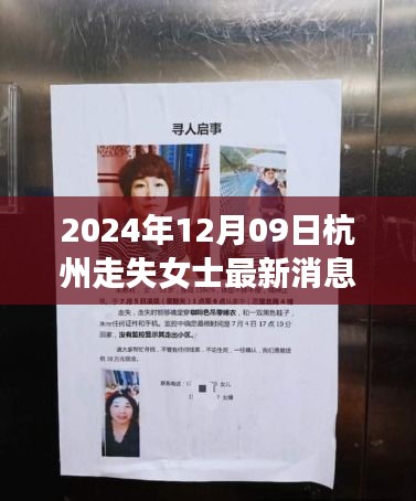 杭州失蹤女士事件最新進(jìn)展與深度分析，失蹤女士最新消息揭秘（2024年12月09日）
