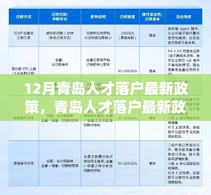 青島人才落戶最新政策解析，特性、體驗、競品對比及用戶群體深度分析