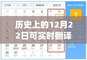 實(shí)時(shí)翻譯輸入法的誕生與成長(zhǎng)，歷史上的12月22日見證里程碑事件