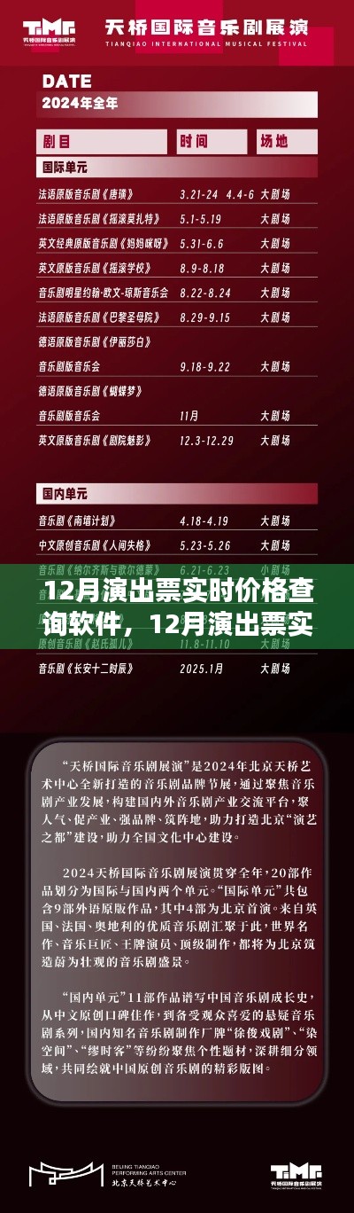 12月演出票實時價格查詢軟件，使用指南與實時價格查詢功能介紹