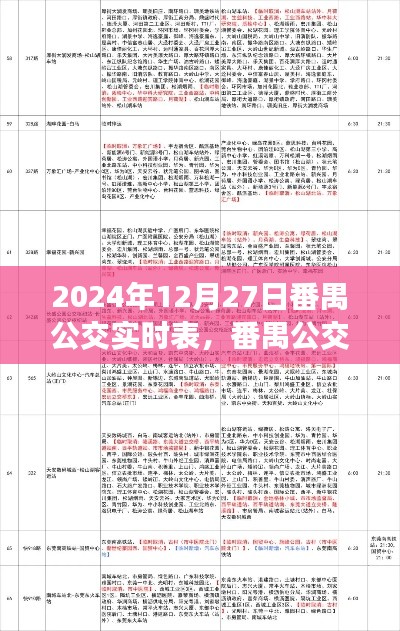 番禺公交實時表，自信成就旅程，一路向前學習成長之路