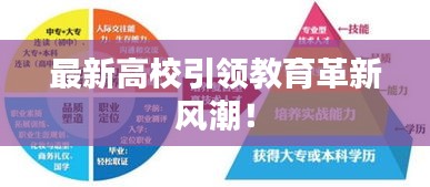 最新高校引領(lǐng)教育革新風(fēng)潮！