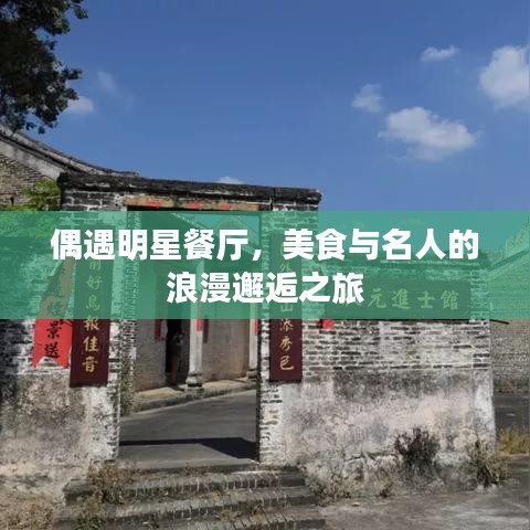 偶遇明星餐廳，美食與名人的浪漫邂逅之旅