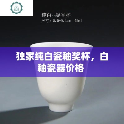 獨(dú)家純白瓷釉獎(jiǎng)杯，白釉瓷器價(jià)格 