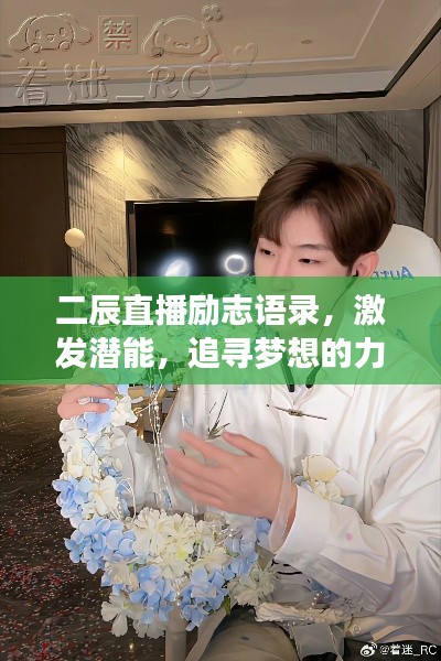 二辰直播勵志語錄，激發(fā)潛能，追尋夢想的力量