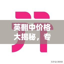 英翻中價(jià)格大揭秘，專(zhuān)業(yè)翻譯收費(fèi)標(biāo)準(zhǔn)一網(wǎng)打盡