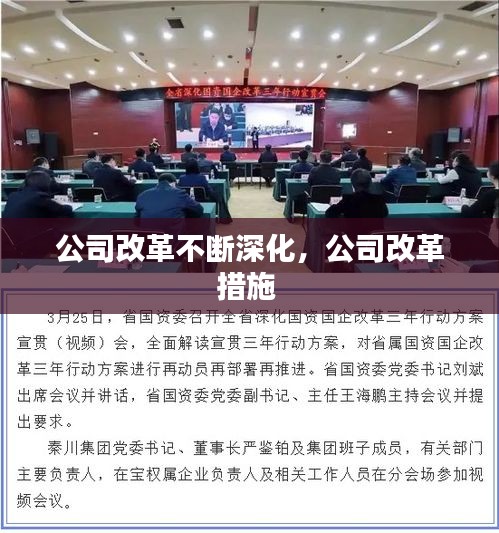 公司改革不斷深化，公司改革措施 
