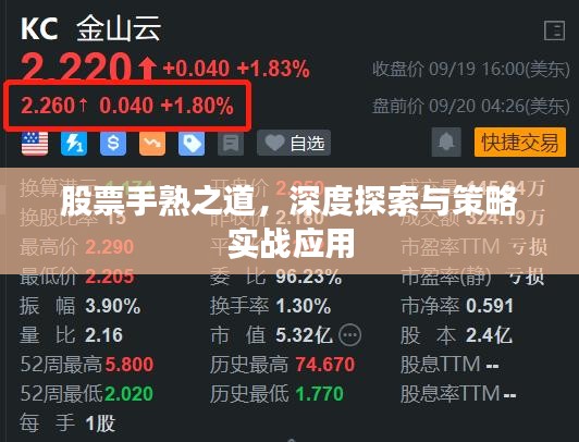 股票手熟之道，深度探索與策略實(shí)戰(zhàn)應(yīng)用