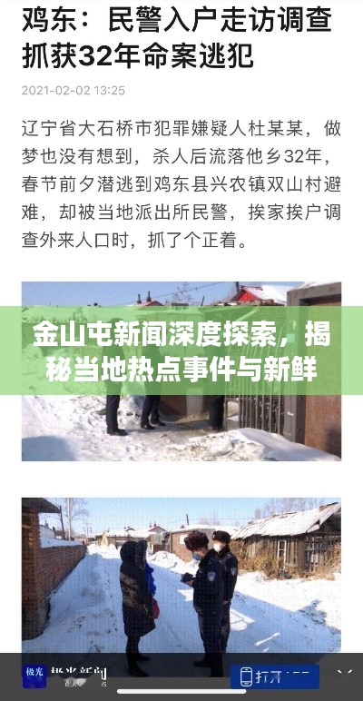 金山屯新聞深度探索，揭秘當(dāng)?shù)責(zé)狳c(diǎn)事件與新鮮資訊