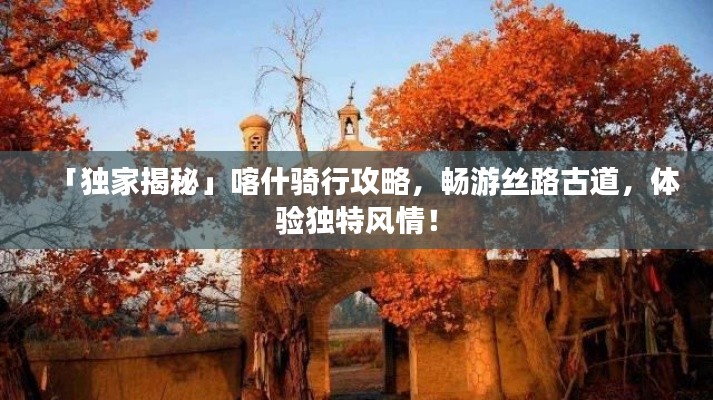 「獨家揭秘」喀什騎行攻略，暢游絲路古道，體驗獨特風(fēng)情！