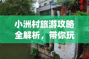 小洲村旅游攻略全解析，帶你玩轉(zhuǎn)這座魅力村落！