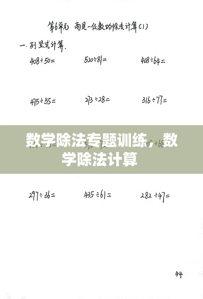 數(shù)學除法專題訓練，數(shù)學除法計算 