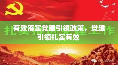有效落實黨建引領(lǐng)政策，黨建引領(lǐng)扎實有效 