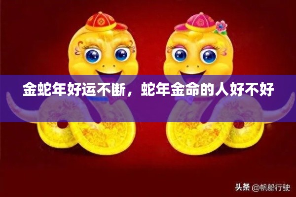 金蛇年好運(yùn)不斷，蛇年金命的人好不好 