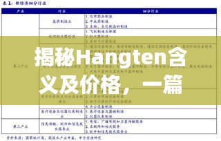 揭秘Hangten含義及價(jià)格，一篇文章帶你了解透徹！