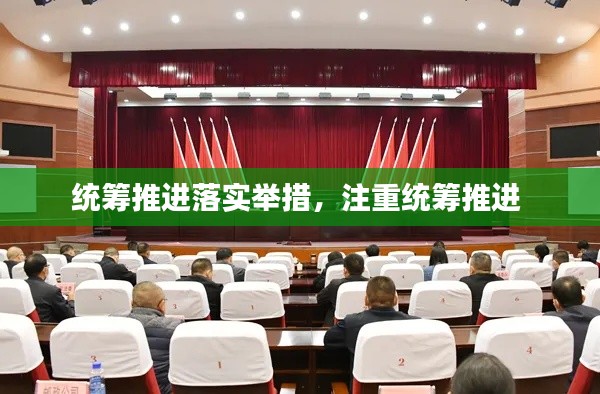 統(tǒng)籌推進落實舉措，注重統(tǒng)籌推進 