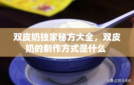 雙皮奶獨(dú)家秘方大全，雙皮奶的制作方式是什么 